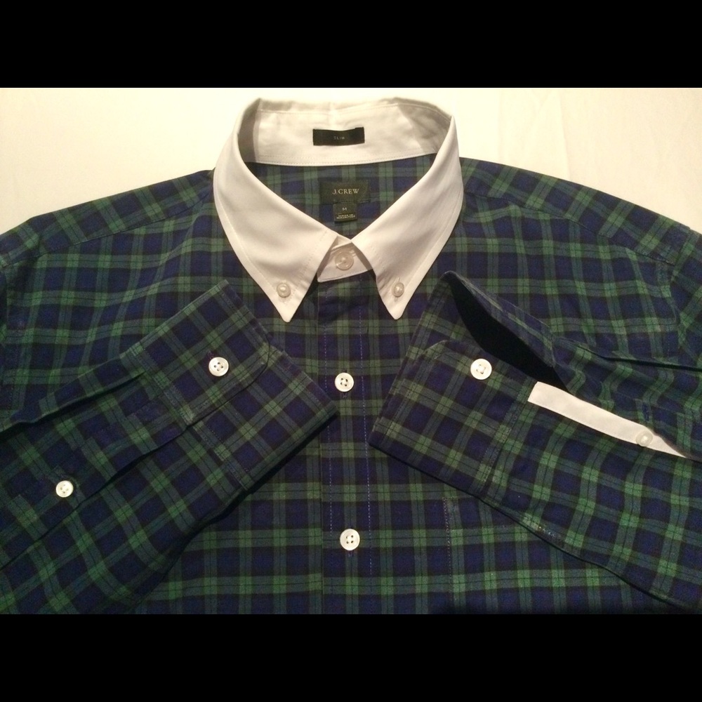 J.Crew Slim Fit 100% Cotton button down Men Medium
